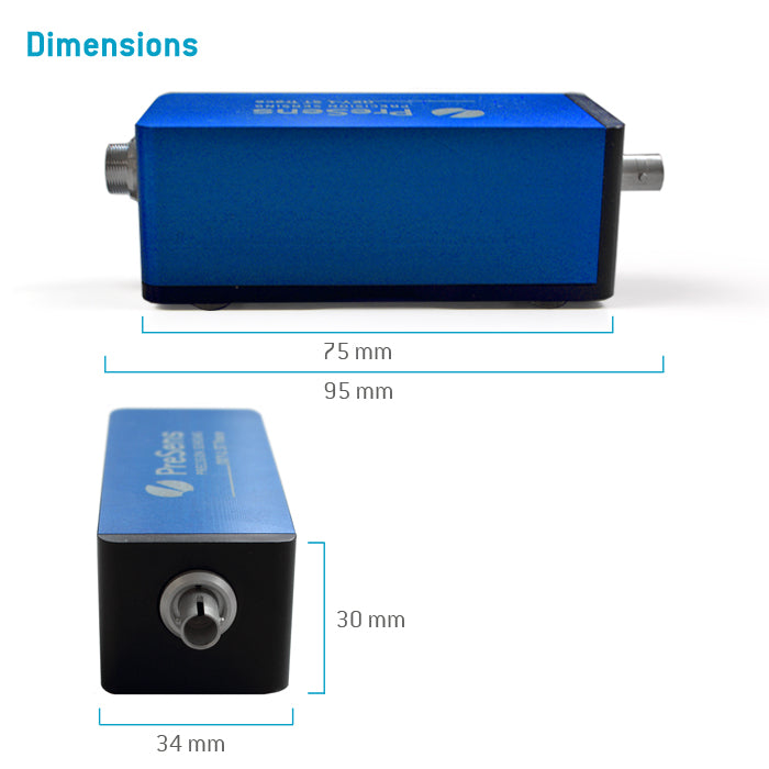 Dimensions of the OXY-1 ST optical oxygen meter