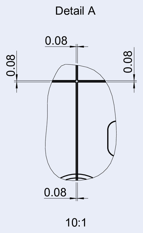 Details A of the droplet generator chip (50-80 &micro;m)
