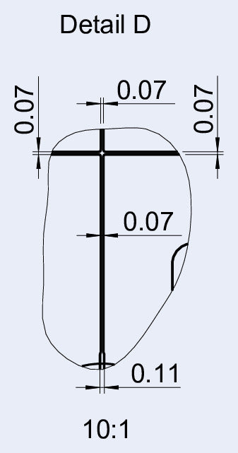 Details D of the droplet generator chip (50-80 &micro;m)
