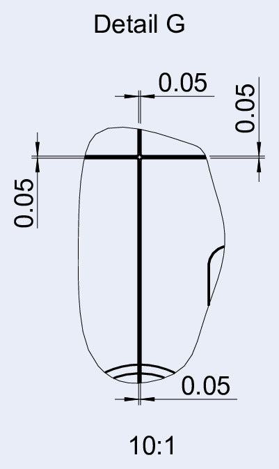 Details G of the droplet generator chip (50-80 &micro;m)